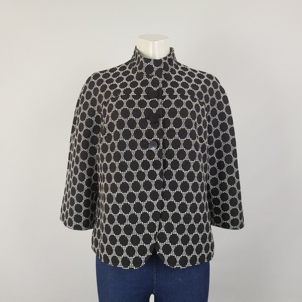 Coldwater Creek Black & White Jacket Size 10
